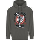 Karate Good Things Mixed Martial Arts MMA Childrens Kids Hoodie Storm Grey