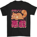 Kawaii Red Panda Japanese Cute Mens T-Shirt 100% Cotton Black