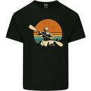 Kayak Kayaking Canoe Canoeing Water Sports Mens Cotton T-Shirt Tee Top Black