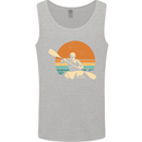 Kayak Kayaking Canoe Canoeing Water Sports Mens Vest Tank Top Sports Grey