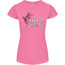 Keep It Shrimple Funny Shrimp Prawns Womens Petite Cut T-Shirt Azalea