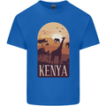Kenya Safari Kids T-Shirt Childrens Royal Blue