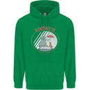 Kindness a Gift Funny Dog Elephant Mens 80% Cotton Hoodie Irish Green