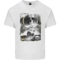 Kiss of Death Pirates Sailing Sailor Mens Cotton T-Shirt Tee Top White