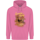 Kitesurfing Spray and Pray Childrens Kids Hoodie Azalea