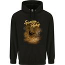 Kitesurfing Spray and Pray Childrens Kids Hoodie Black