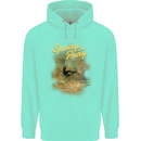 Kitesurfing Spray and Pray Childrens Kids Hoodie Peppermint