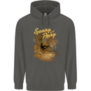 Kitesurfing Spray and Pray Childrens Kids Hoodie Storm Grey