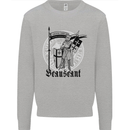 Knights Templar Beauseant St Georges Day Kids Sweatshirt Jumper Sports Grey