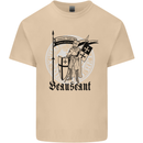Knights Templar Beauseant St Georges Day Mens Cotton T-Shirt Tee Top Sand