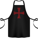 Knights Templar Cross Fancy Dress Outfit Cotton Apron 100% Organic Black