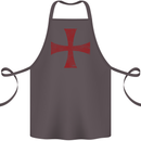 Knights Templar Cross Fancy Dress Outfit Cotton Apron 100% Organic Dark Grey