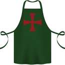 Knights Templar Cross Fancy Dress Outfit Cotton Apron 100% Organic Forest Green