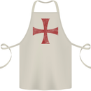 Knights Templar Cross Fancy Dress Outfit Cotton Apron 100% Organic Natural