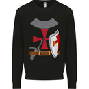 Knights Templar Fancy Dress St Georges Day Mens Sweatshirt Jumper Black