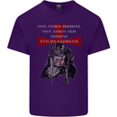 Knights Templar Prayer St. George's Day Mens Cotton T-Shirt Tee Top Purple