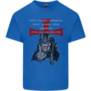 Knights Templar Prayer St. George's Day Mens Cotton T-Shirt Tee Top Royal Blue