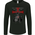Knights Templar Prayer St. George's Day Mens Long Sleeve T-Shirt Black