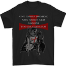 Knights Templar Prayer St. George's Day Mens T-Shirt Cotton Gildan Black