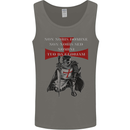 Knights Templar Prayer St. George's Day Mens Vest Tank Top Charcoal