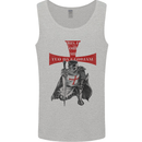 Knights Templar Prayer St. George's Day Mens Vest Tank Top Sports Grey