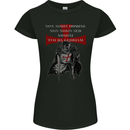 Knights Templar Prayer St. George's Day Womens Petite Cut T-Shirt Black