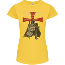 Knights Templar Prayer St. George's Day Womens Petite Cut T-Shirt Yellow