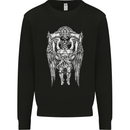 Knights Templar Skull Roman Warrior MMA Gym Kids Sweatshirt Jumper Black