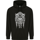 Knights Templar Skull Roman Warrior MMA Gym Mens Hoodie Black