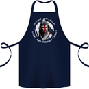 Knights Templar St. George's Father's Day Cotton Apron 100% Organic Navy Blue