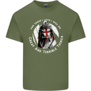Knights Templar St. George's Father's Day Mens Cotton T-Shirt Tee Top Military Green