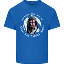 Knights Templar St. George's Father's Day Mens Cotton T-Shirt Tee Top Royal Blue