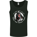 Knights Templar St. George's Father's Day Mens Vest Tank Top Black