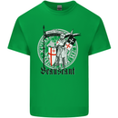 Knights Templar St Georges Day Beauseant Mens Cotton T-Shirt Tee Top Irish Green