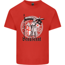 Knights Templar St Georges Day Beauseant Mens Cotton T-Shirt Tee Top Red
