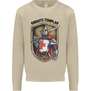 Knights Templar St Georges Day England Mens Sweatshirt Jumper Sand