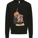 Knights Templar on a Horse Mens Sweatshirt Jumper Black