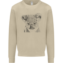 Koala Bear Sketch Ecology Environment Mens Sweatshirt Jumper Sand