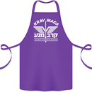 Krav Maga Israeli Defence System MMA Cotton Apron 100% Organic Purple