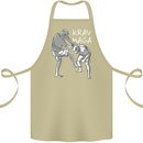 Krav Maga Mixed Martial Arts MMA Fighting Cotton Apron 100% Organic Khaki