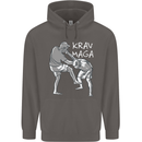 Krav Maga Mixed Martial Arts MMA Fighting Mens 80% Cotton Hoodie Charcoal