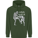 Krav Maga Mixed Martial Arts MMA Fighting Mens 80% Cotton Hoodie Forest Green