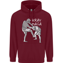 Krav Maga Mixed Martial Arts MMA Fighting Mens 80% Cotton Hoodie Maroon