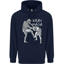 Krav Maga Mixed Martial Arts MMA Fighting Mens 80% Cotton Hoodie Navy Blue