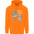 Krav Maga Mixed Martial Arts MMA Fighting Mens 80% Cotton Hoodie Orange