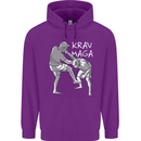 Krav Maga Mixed Martial Arts MMA Fighting Mens 80% Cotton Hoodie Purple