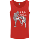 Krav Maga Mixed Martial Arts MMA Fighting Mens Vest Tank Top Red