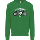 Kustom Kulture Cafe Racer Biker Motorbike Mens Sweatshirt Jumper Irish Green