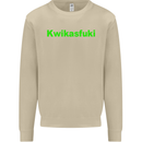 Kwikasfuki Superbike Funny Biker Motorcycle Mens Sweatshirt Jumper Sand