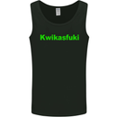 Kwikasfuki Superbike Funny Biker Motorcycle Mens Vest Tank Top Black